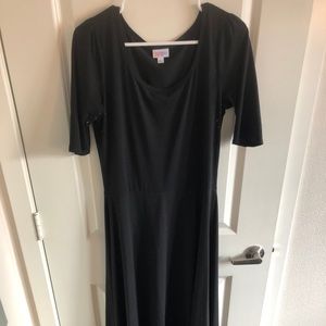 Lularoe Ana Dress - Black Maxi Dress